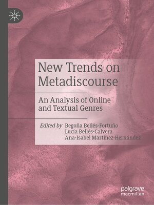 cover image of New Trends on Metadiscourse